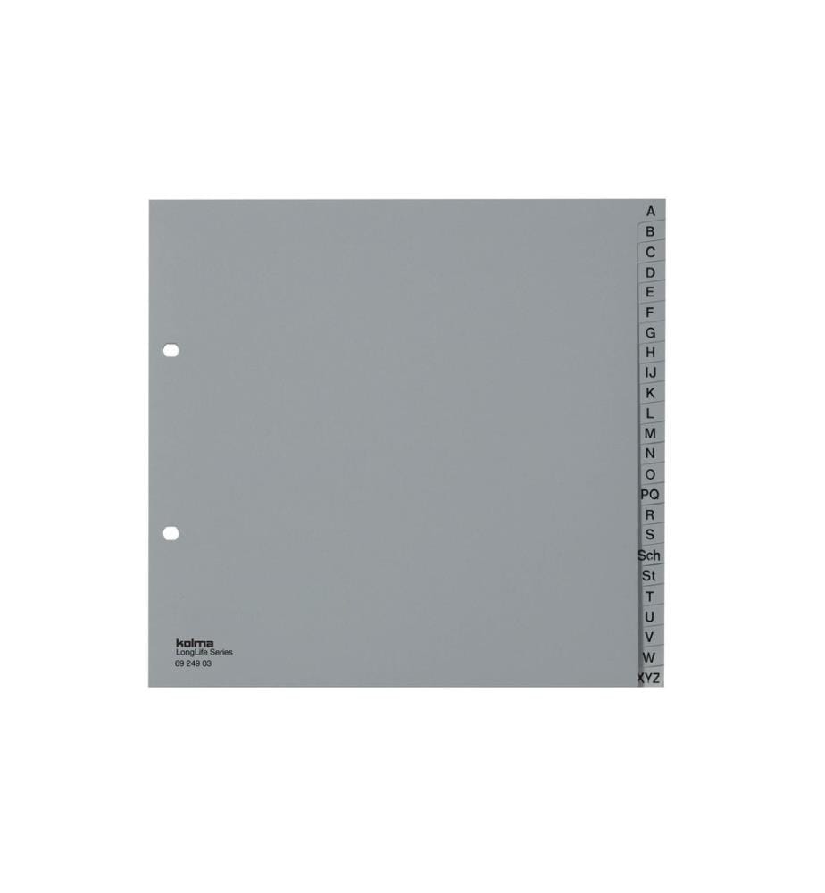 KOLMA - Register LongLife A4 A-Z, teildeckend