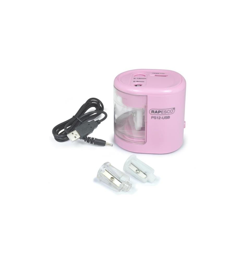 Rapesco Taille-crayon Électrique Rose