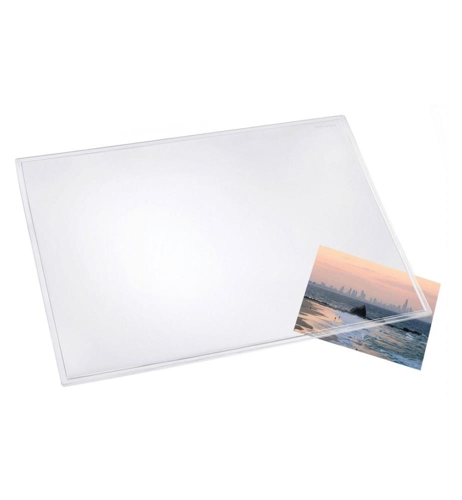 Sous-main de bureau Durella 50 x 70 cm, Transparent