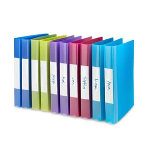 Rapesco Classeur 2 anneaux A4 41.5 cm, Multicolore, 10 pièces