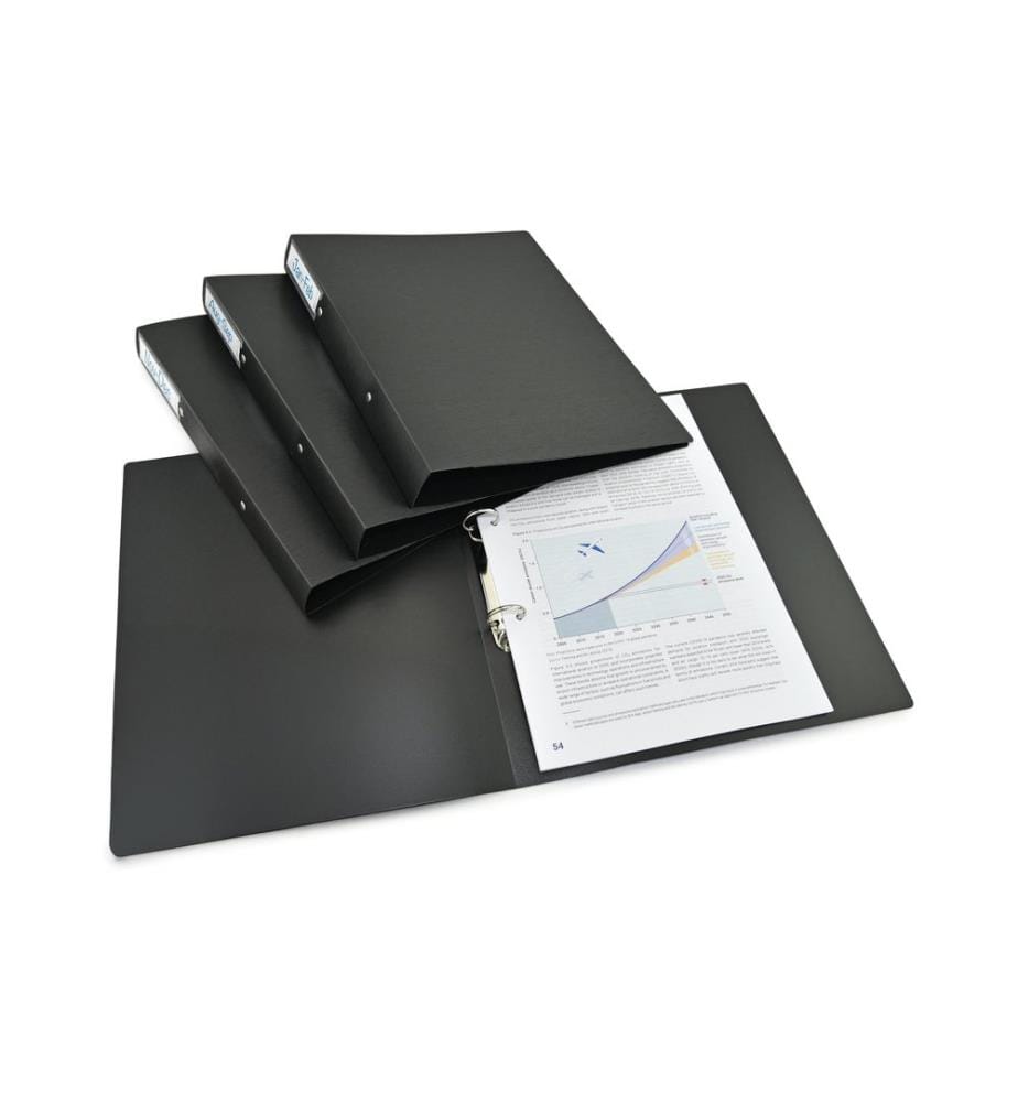 Rapesco Classeur Eco GRS 40.5 cm, 10 pièces, Noir