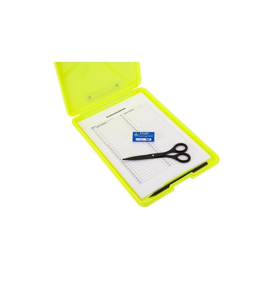 Porte-documents Läufer Slim Mate Safety jaune, 1 pièce