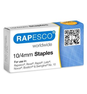 Rapesco Agrafe No.10, 20 x 1000 pièces