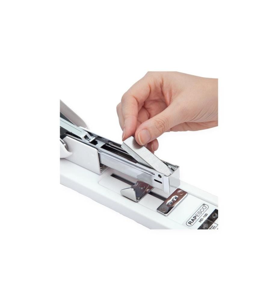 Rapesco Agrafeuse Eco HD 100 feuilles, Blanc