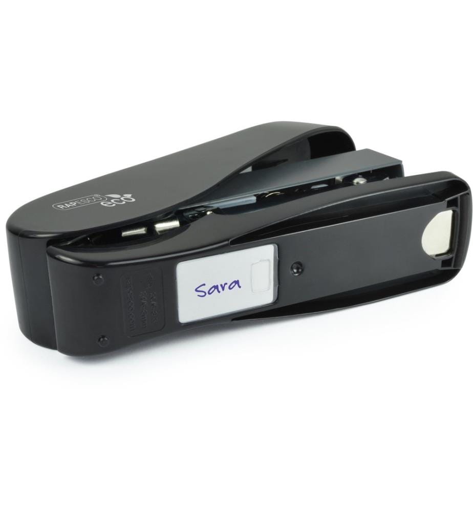 Rapesco Agrafeuse Germ-Savvy Eco Luna 50 feuilles, Noir