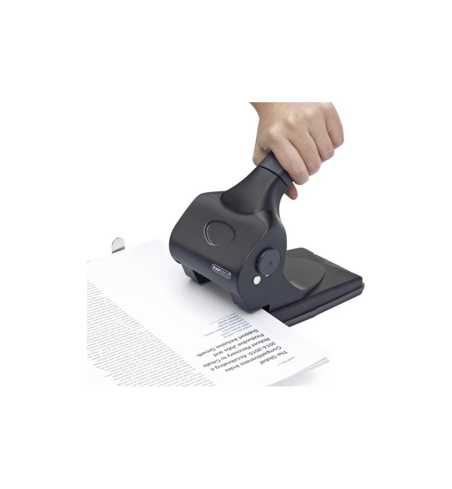 Rapesco Perforatrice ALU 65 65 feuilles, Noir