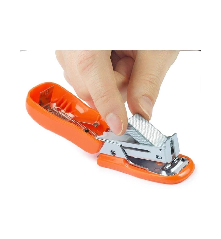Agrafeuse Rapesco Bug Mini 12 feuilles, Orange