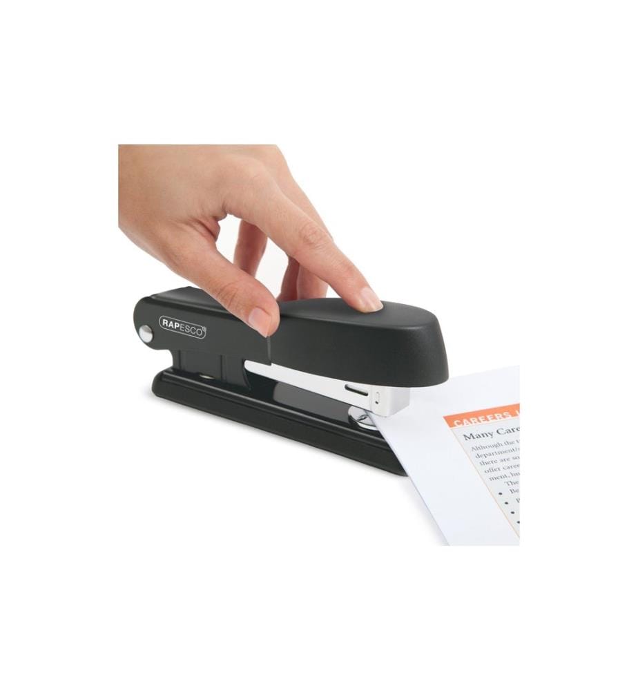 Agrafeuse Bowfin 25 feuilles, Argent Rapesco