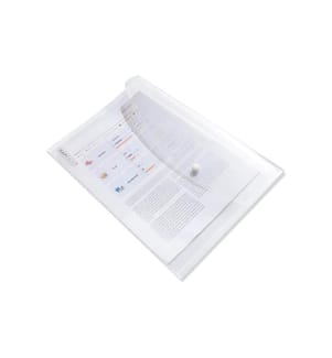 Rapesco pochette de documents Eco GRS A4+ transparente, 5 pièces