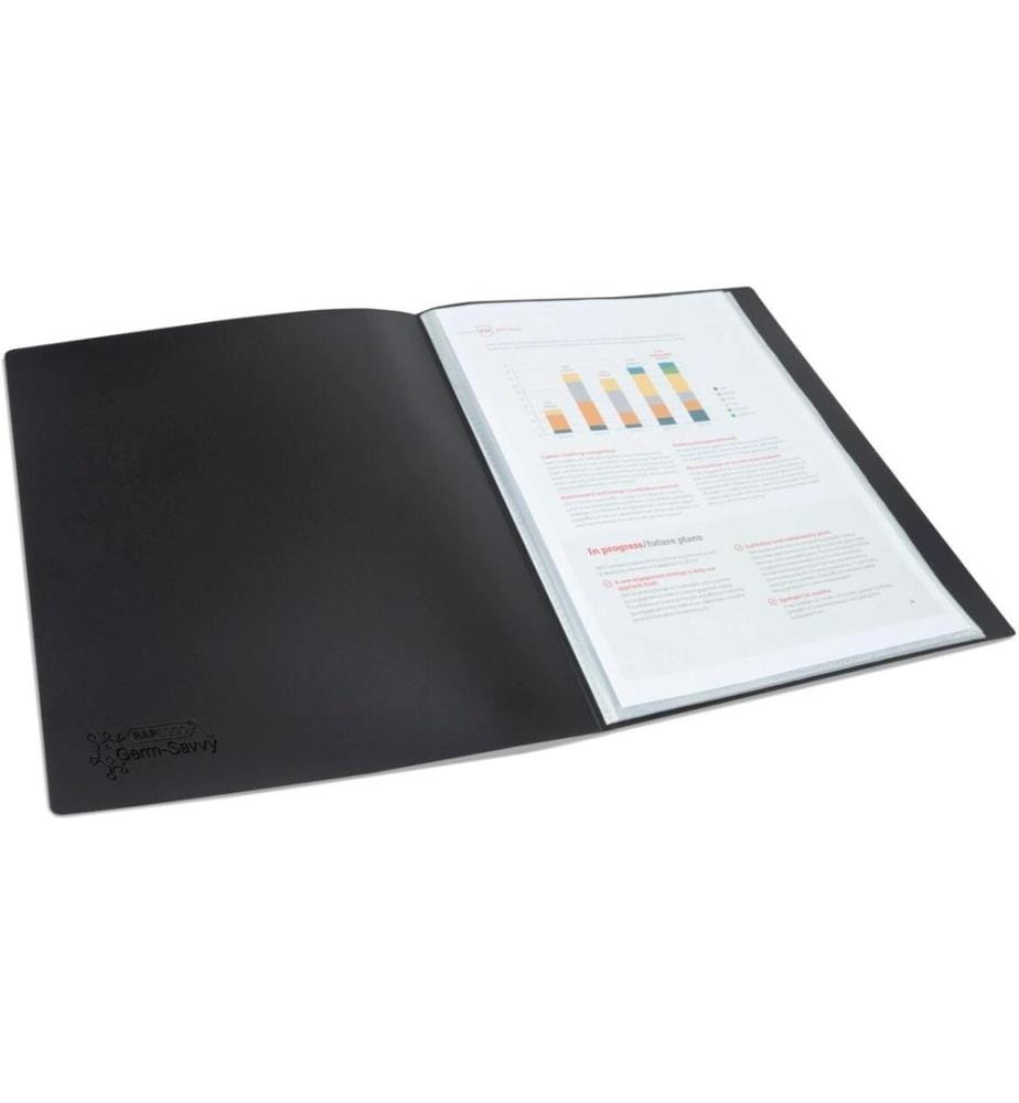 Rapesco pochette de présentation Germ-Savvy A4 noir
