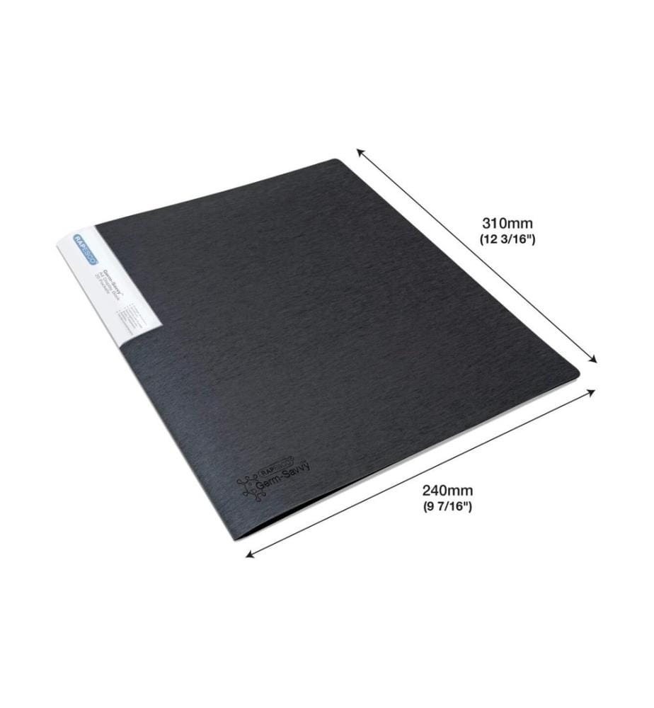 Rapesco pochette de présentation Germ-Savvy A4 noir