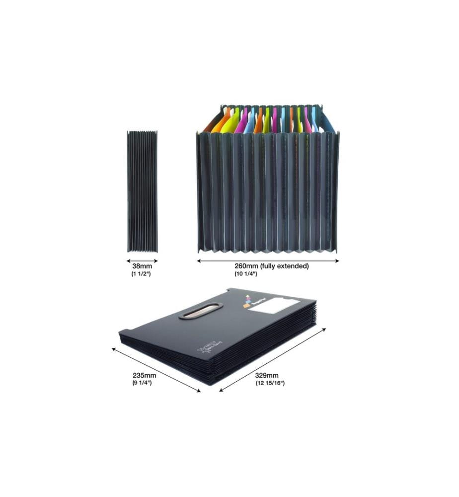Rapesco Dokumentenmappe Germ-Savvy A4, Mehrfarbig