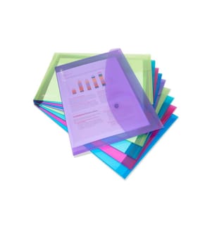 Rapesco Chemise porte-documents A4+, couleurs assorties, 10 pièces