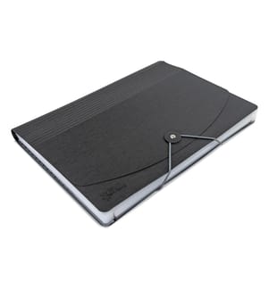 Chemise à soufflets Rapesco Germ-Savvy A4, noir mat