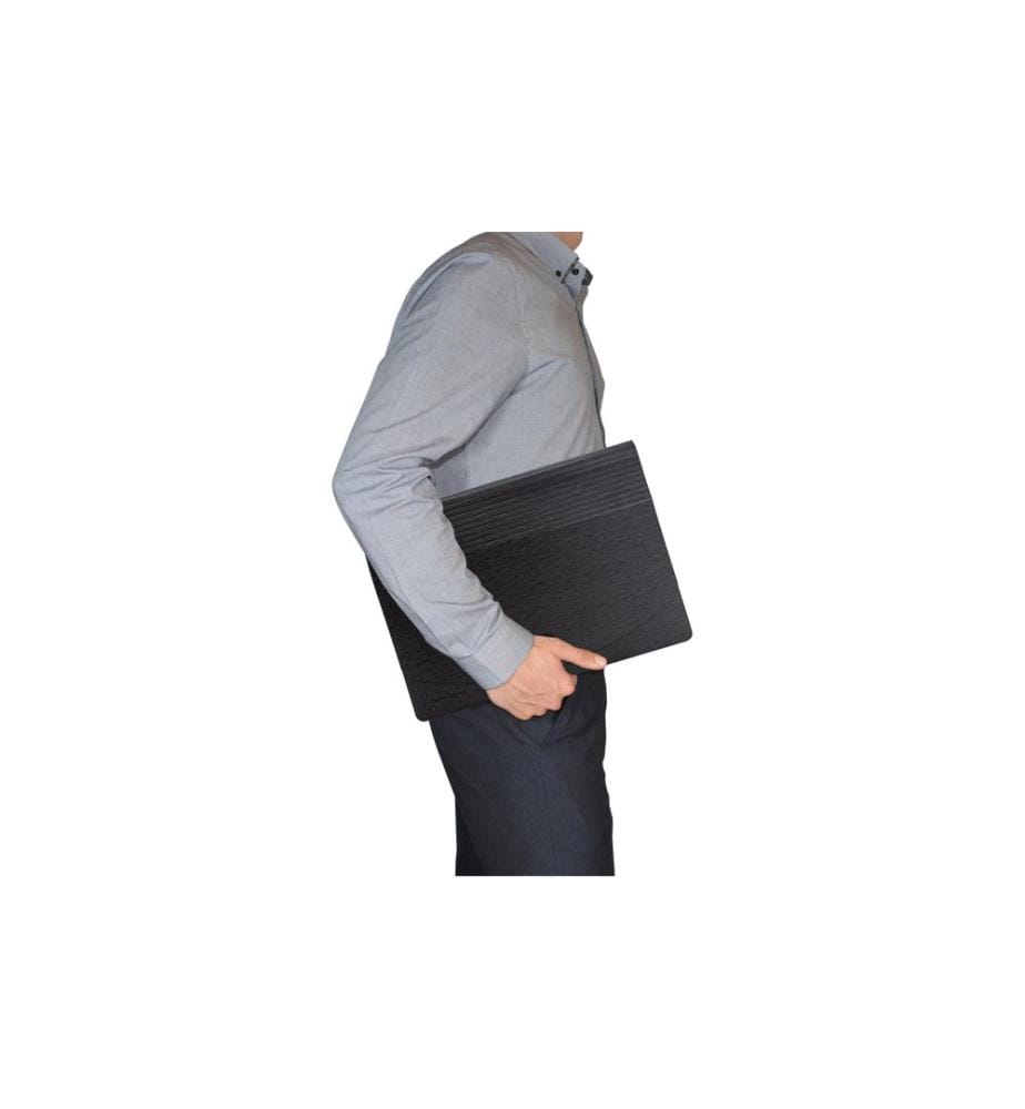 Chemise à soufflets Rapesco Germ-Savvy A4, noir mat