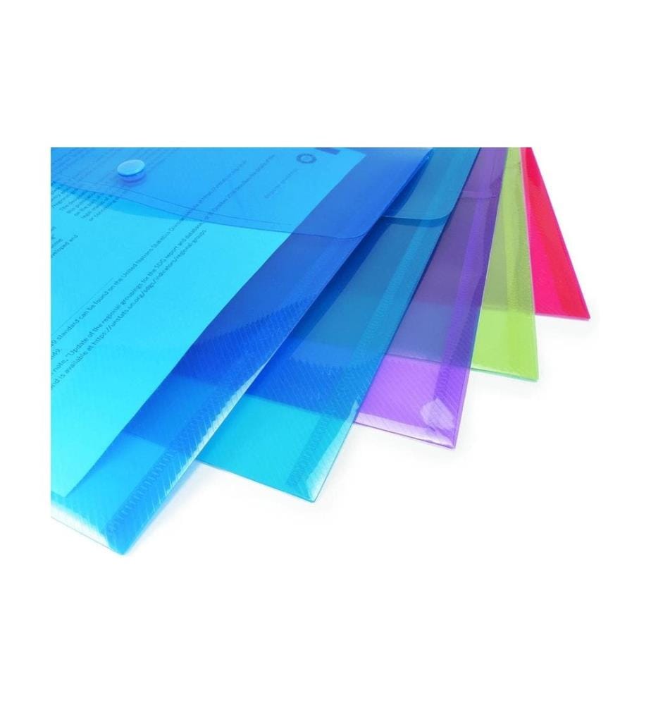 Rapesco Chemise porte-documents A4+, couleurs assorties, 20 pièces