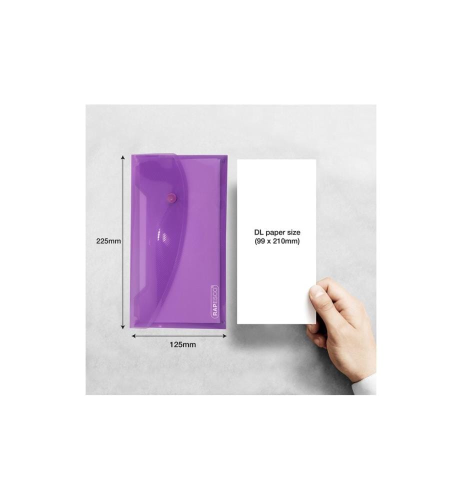 Rapesco Chemise de documents Eco GRS DIN Assortie, 10 pièces