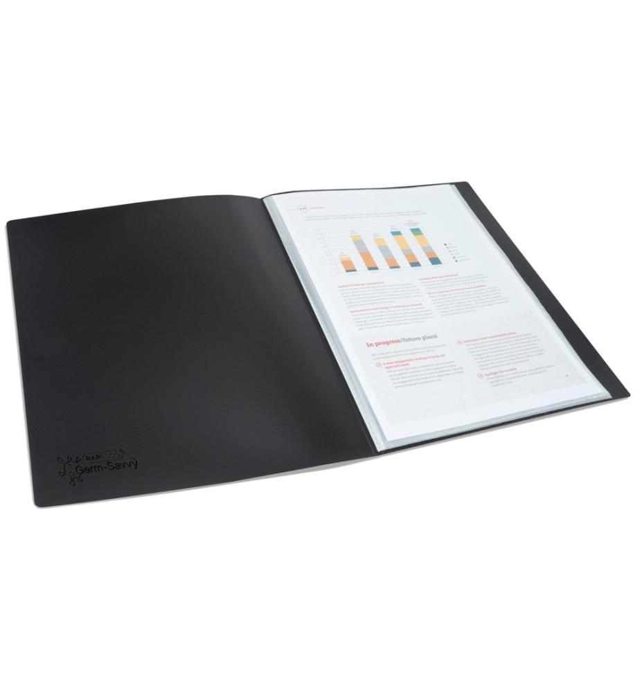 Rapesco pochette de présentation Germ-Savvy A4 noir