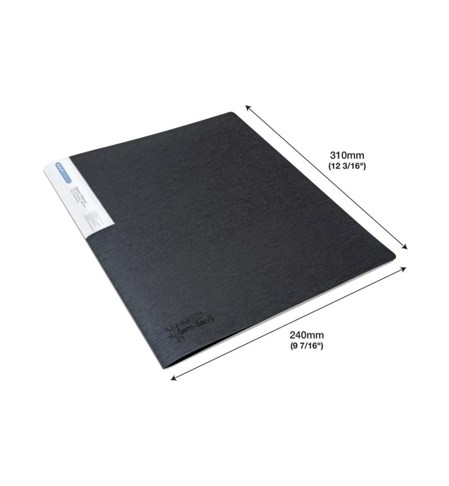 Rapesco pochette de présentation Germ-Savvy A4 noir