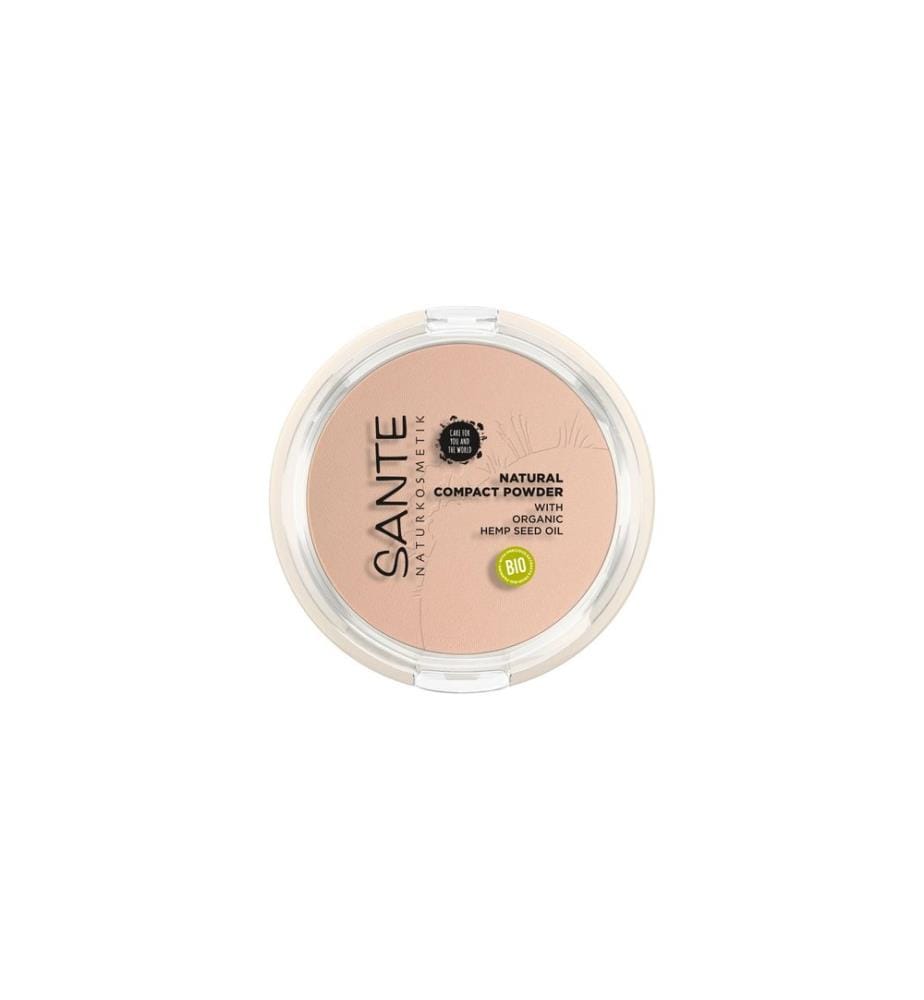 SANTE - Kompaktpuder Natural Compact Powder 01 Cool Ivory Cool Ivory