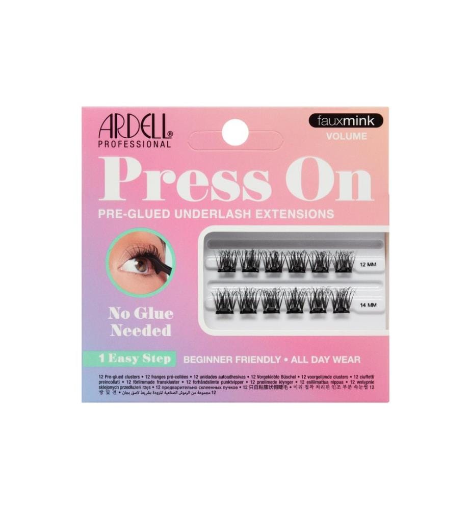 Ardell - Künstliche Wimpern Press On Faux Mink Volume Schwarz