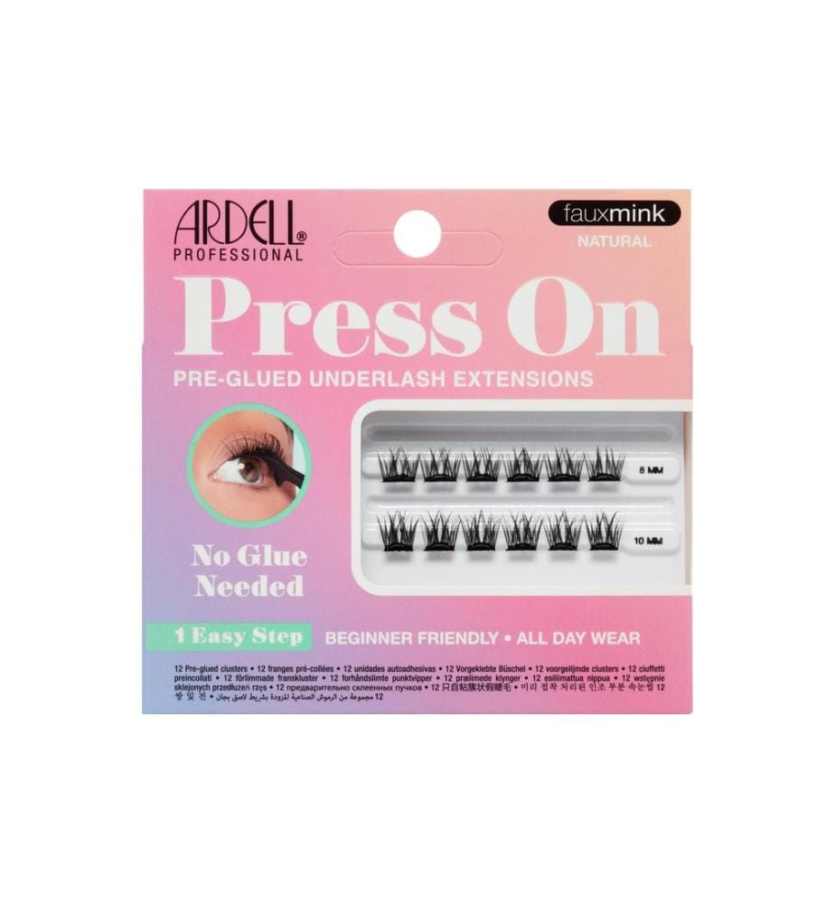 Ardell - Künstliche Wimpern Press On Faux Mink Natural Schwarz