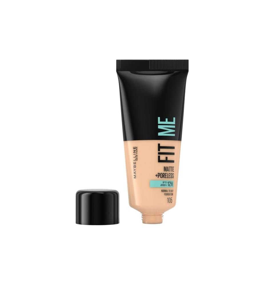 Maybelline - Fit Me! Matte + Poreless Fond De Teint Matifiant 105 Ivoire Naturel