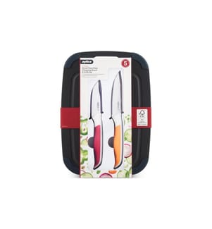 ZYLISS - Kits de planches à découper avec couteau, 3 pièces 21.5 cm  x 30 cm