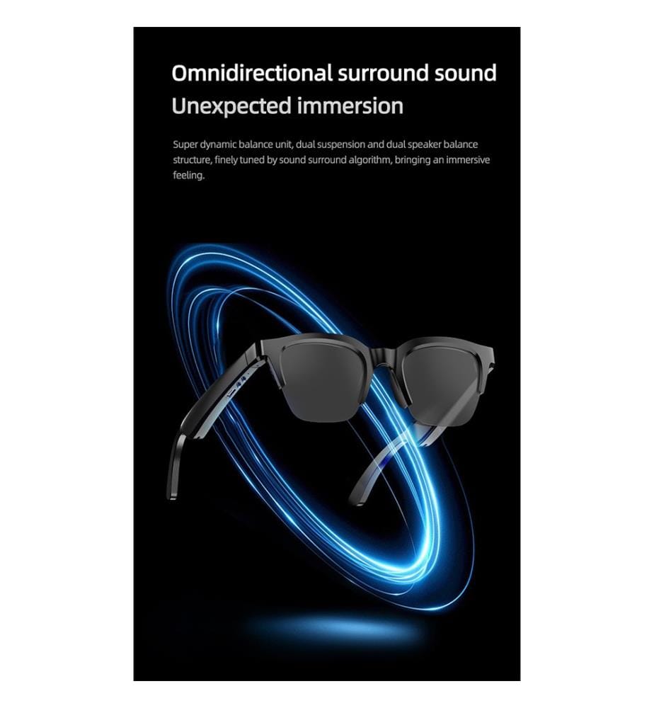 Multifunction Smart Glasses Nasa Fusion Edition Transmission - Matte Black & Graphite
