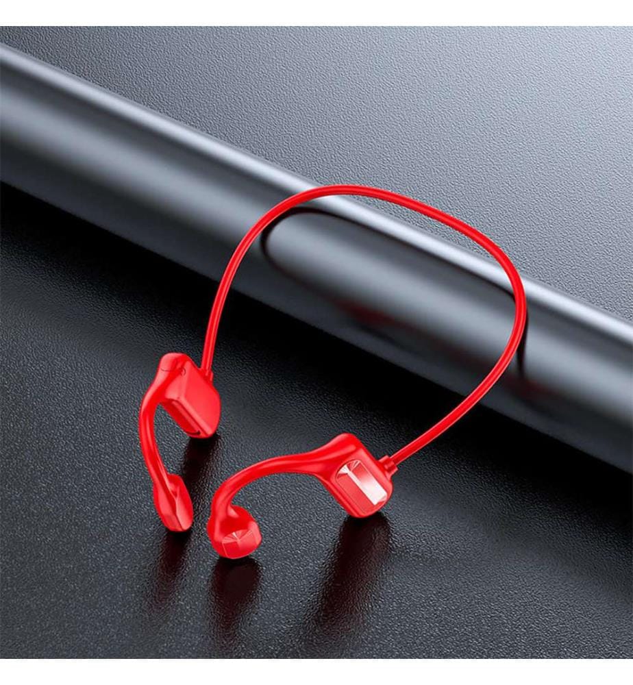 Casque Audio à Conduction Osseuse Bluetooth 5.2 Edition Alpine - Rouge