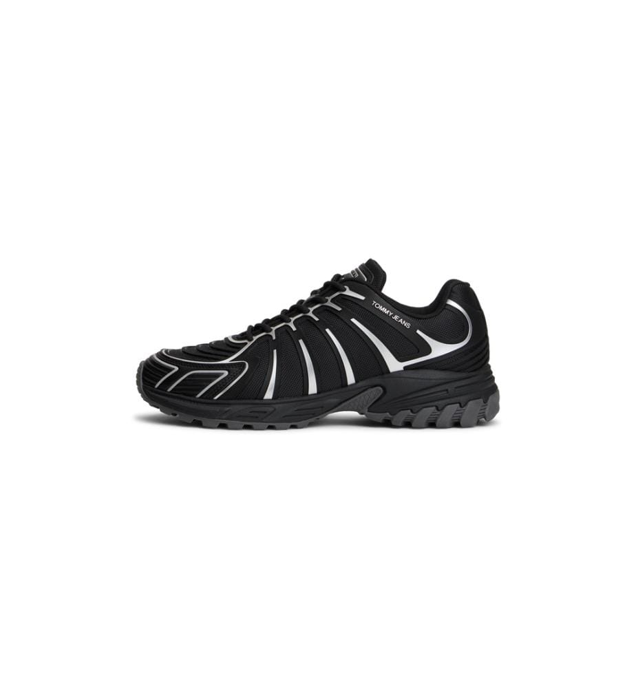 Outdoor Sneaker Runner Tech - Schwarz