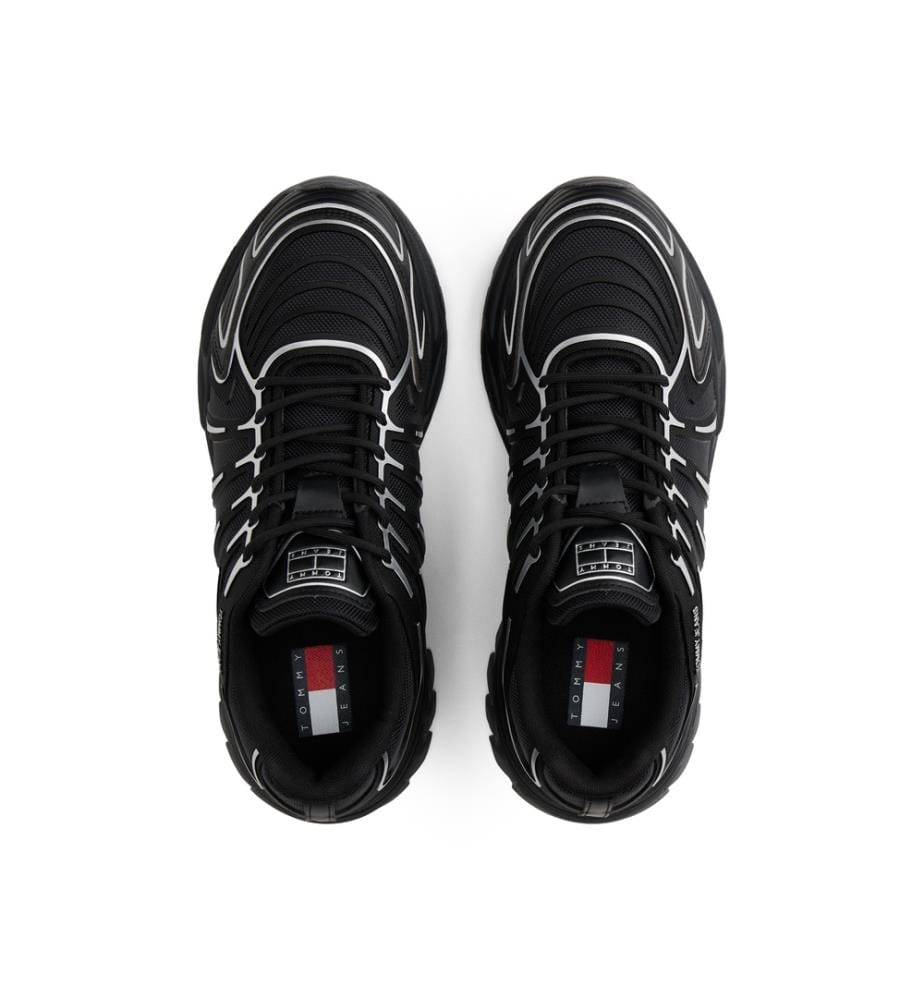 Outdoor Sneaker Runner Tech - Schwarz