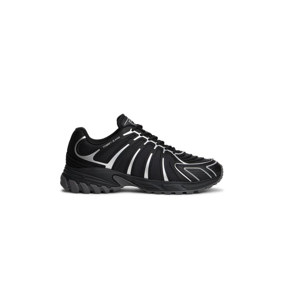 Outdoor Sneaker Runner Tech - Schwarz