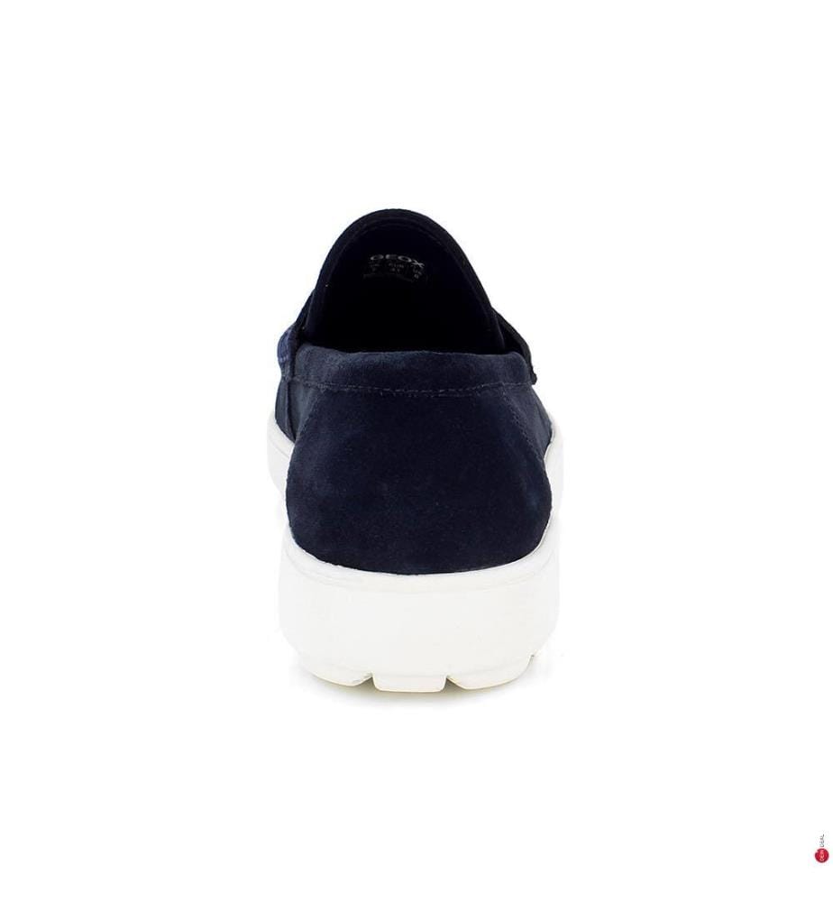 Leder-Slipper – Blau