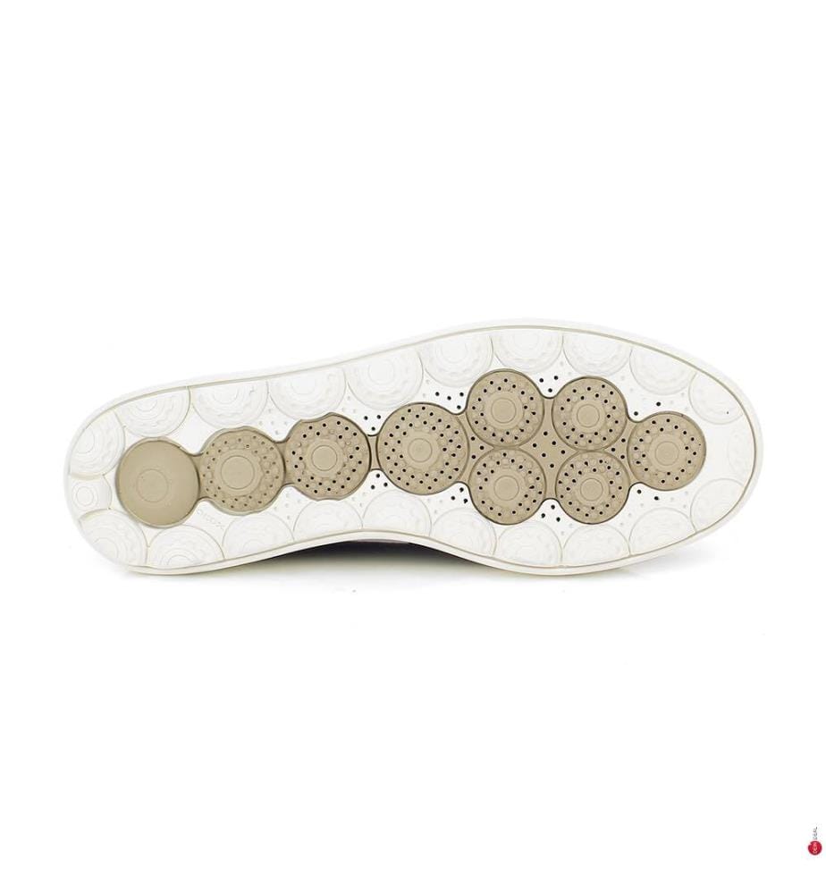 Leder-Slipper – Blau
