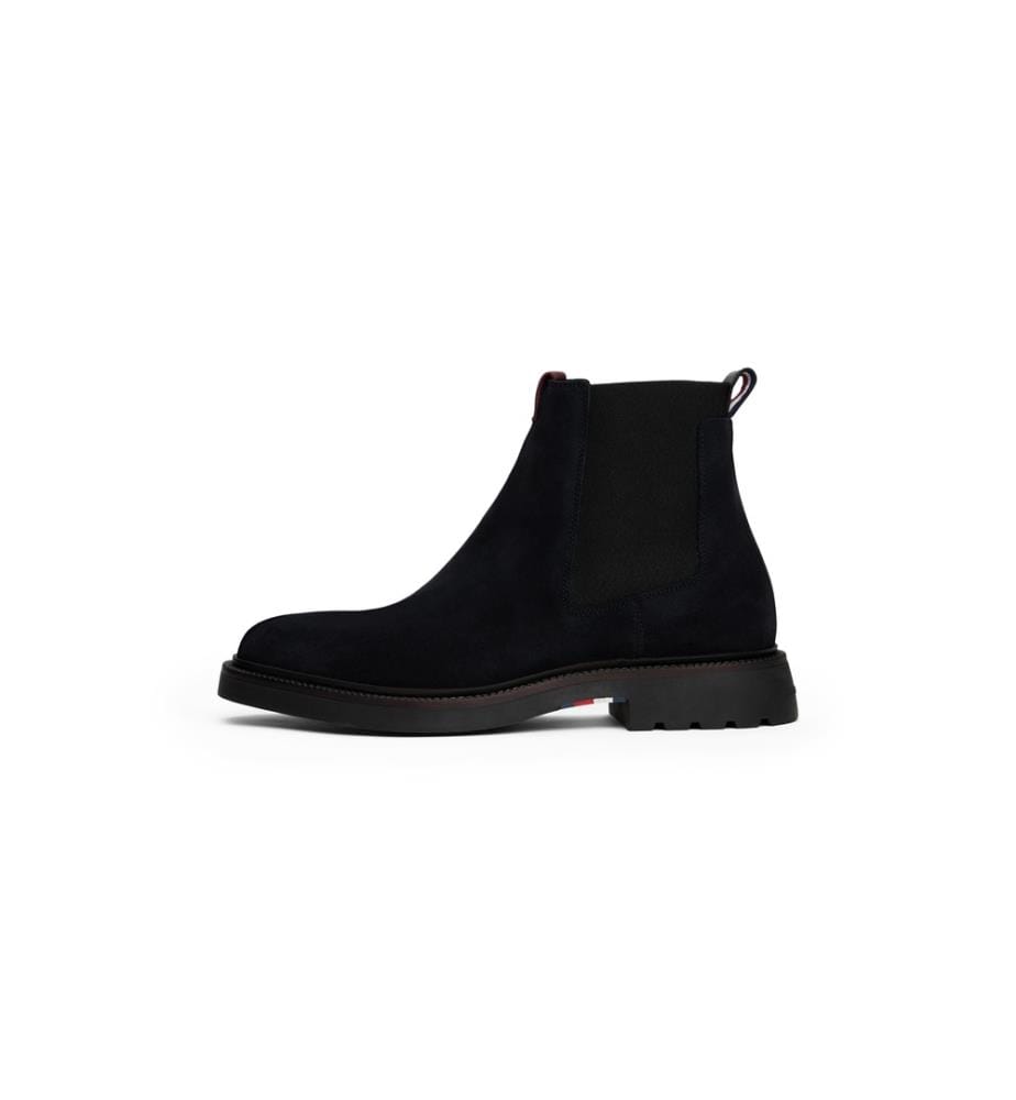 Lightweight suede Chelsea boots - Navy blue