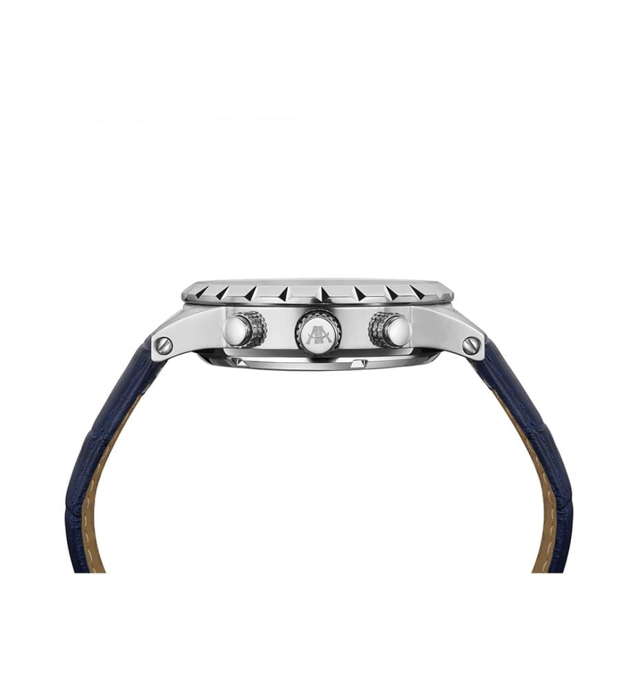 Montre automatique Cosmic en cuir - Bleu