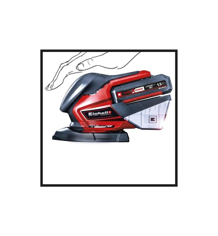 EINHELL - Ponceuses multifonctions sans fil  TE-OS 18/150 Li Solo