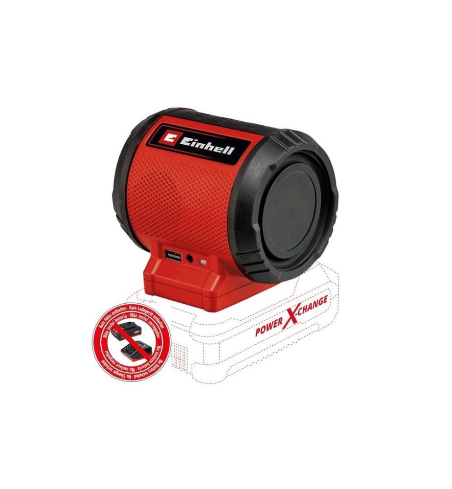 EINHELL - Haut-parleurs à piles TC-SR 18 Li BT Solo