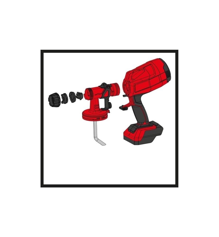 EINHELL - Systèmes de pulvérisation de peinture à accu TC-SY 18 Solo