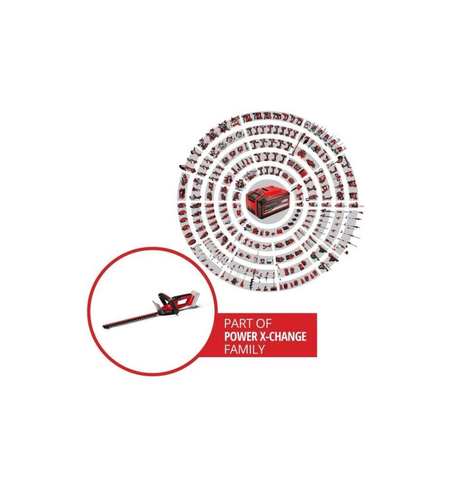 EINHELL - Taille-haie sans fil GC-CH 18/40 Li Solo