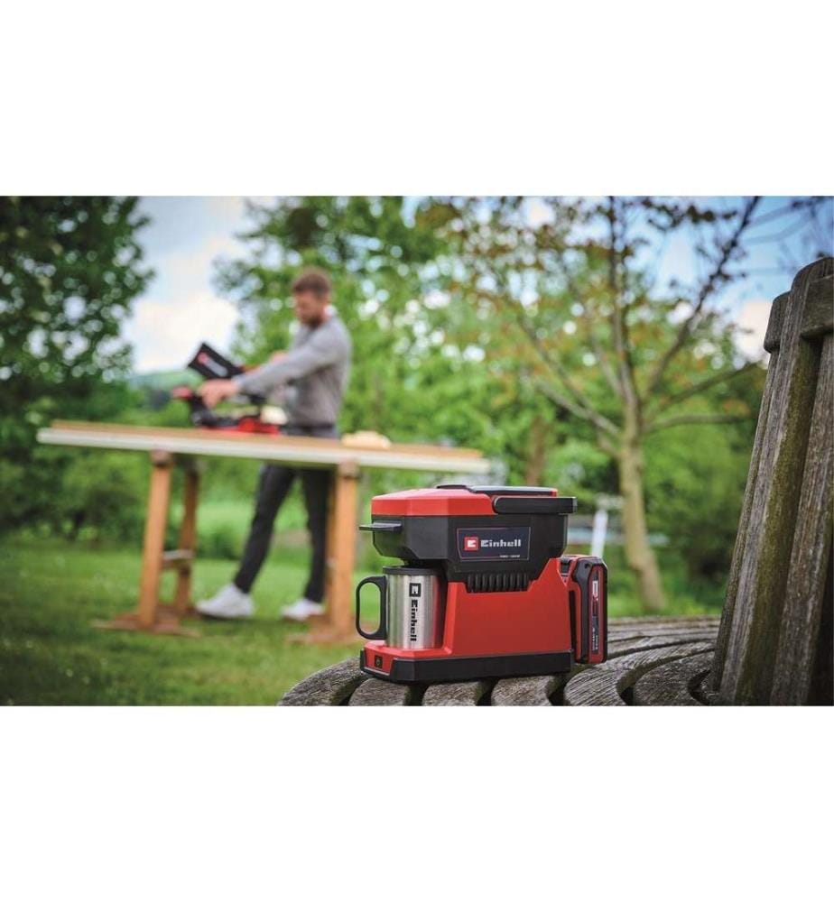 EINHELL - Filterkaffeemaschine TE-CF 18 Li-Solo Rot