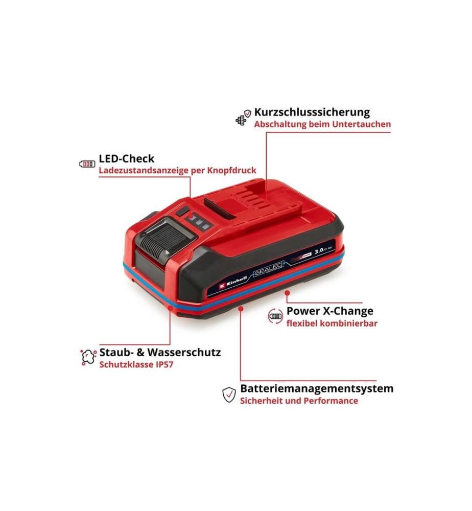 EINHELL - Batterie 18 V 3.0Ah SEALED PXC Plus A1