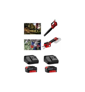 EINHELL - Akku-Laubbläser, Akku-Astschere 36 V Professional Garden Kit