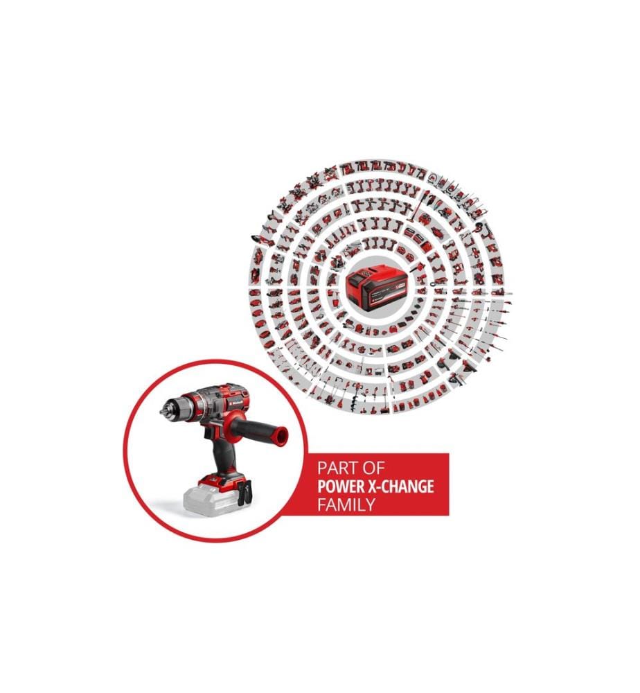 EINHELL PROFESSIONAL - Perceuses à percussion sans fil TP-CD 18/80 Li-i BL