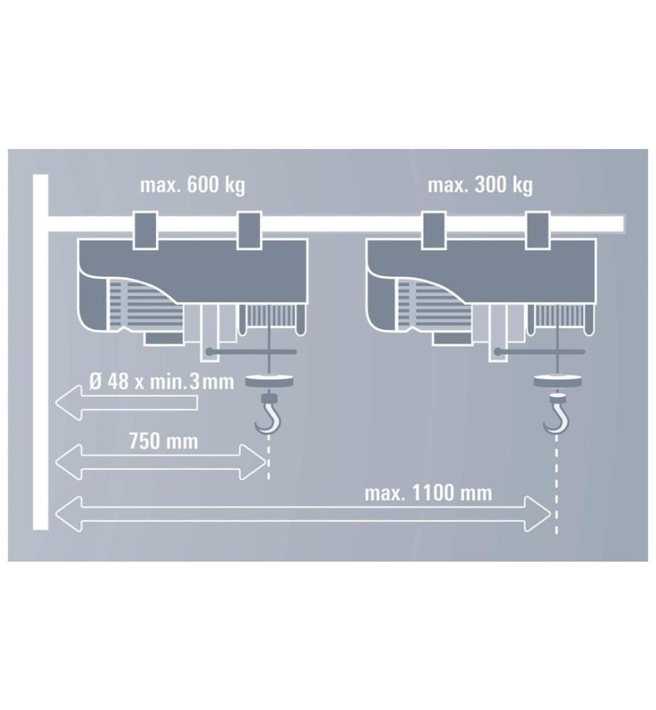 EINHELL - Bras pivotant GT-SA 1200 600 kg