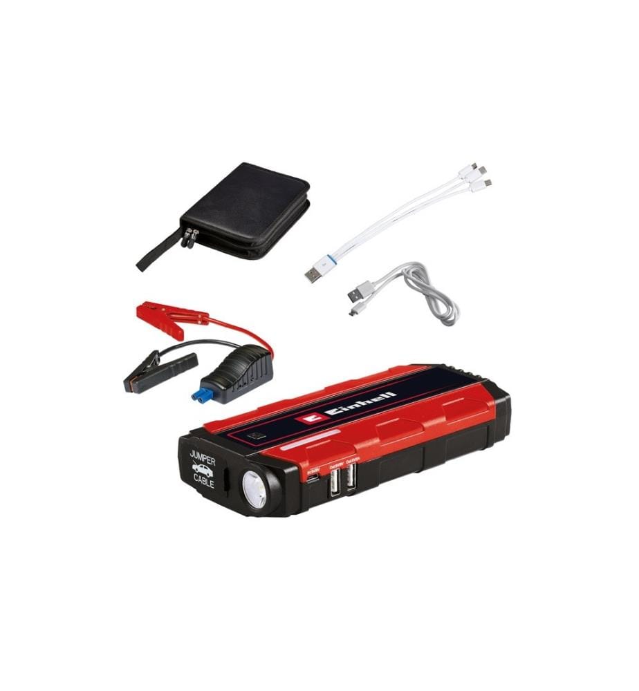 EINHELL AUTOMOTIVE - Starterbatterie mit Ladefunktion CE-JS 8 / 12 V/200A