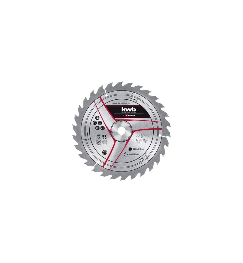 EINHELL - Sägeblatt D 200 x 16 x 2