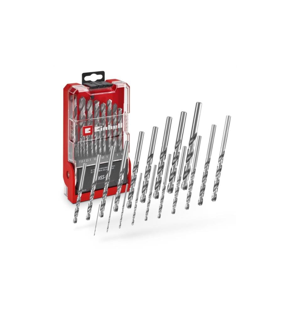 EINHELL - Metallbohrer-Set HSS-G 19tlg LS