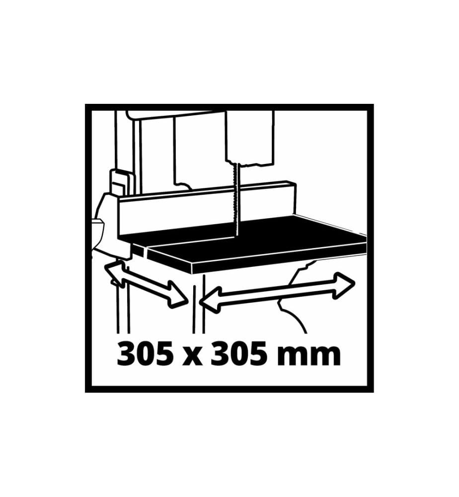 EINHELL - Scie à ruban TC-SB 200 + Guide parallèle